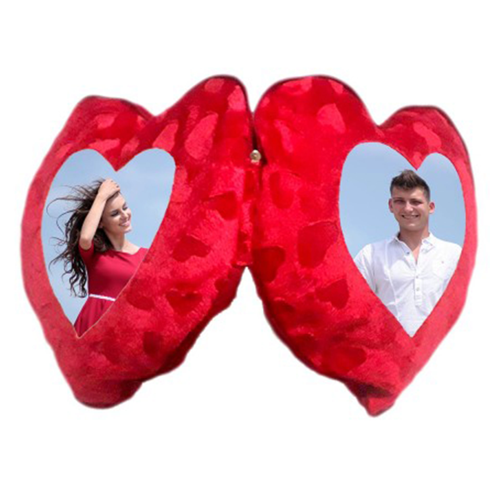Mediaviti Digital Advertising - Customized Size inclusive photo Heart Shaped  couple gift idea