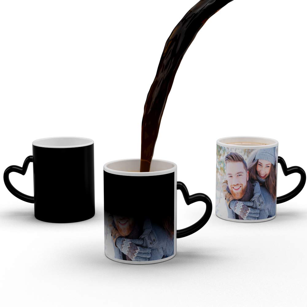 Personalized Heart Magic Mug - Suitable for Any Occasion