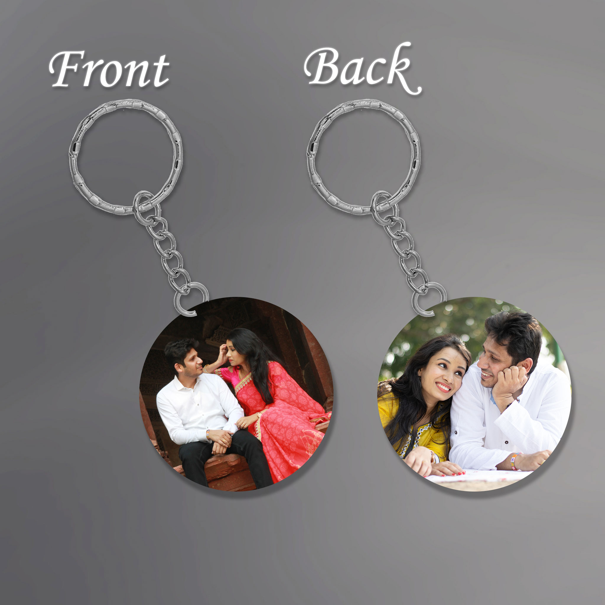Photo Printed Key Ring Chain at Rs 50/piece | Customized Keychain With  Photo in New Delhi | ID: 8909169397