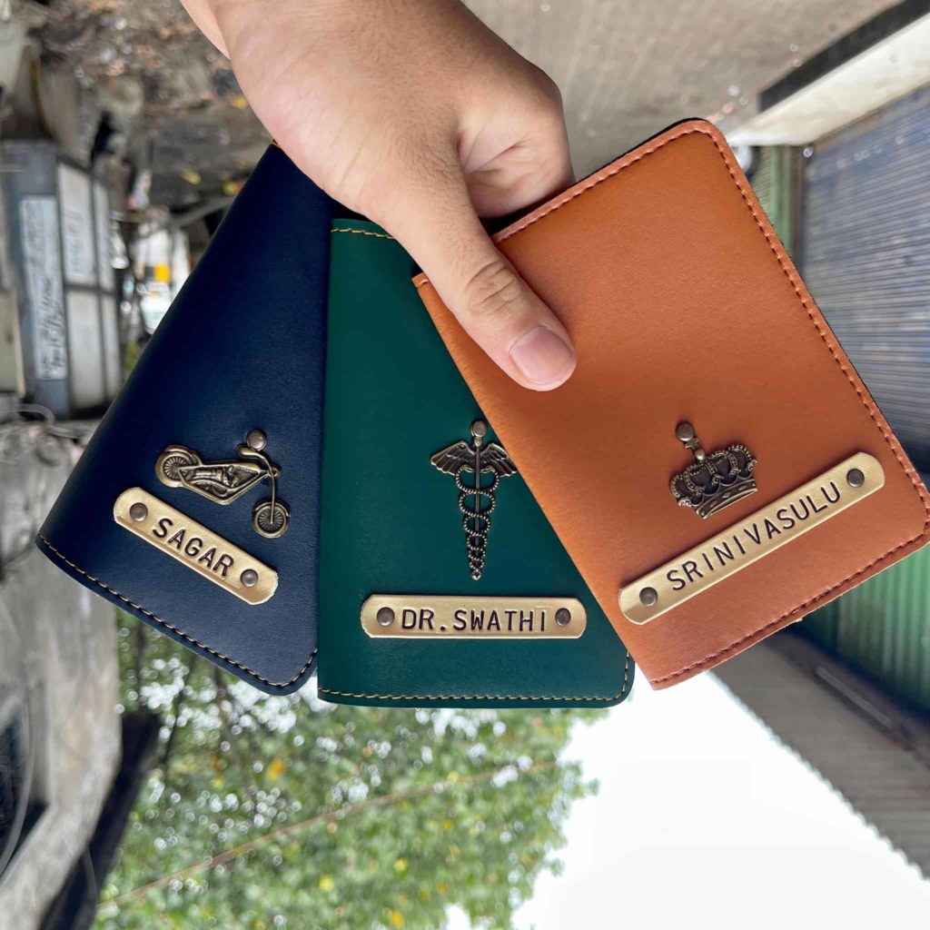 Custom Made 2 Charm Passport Cover Passport Holder Free Name