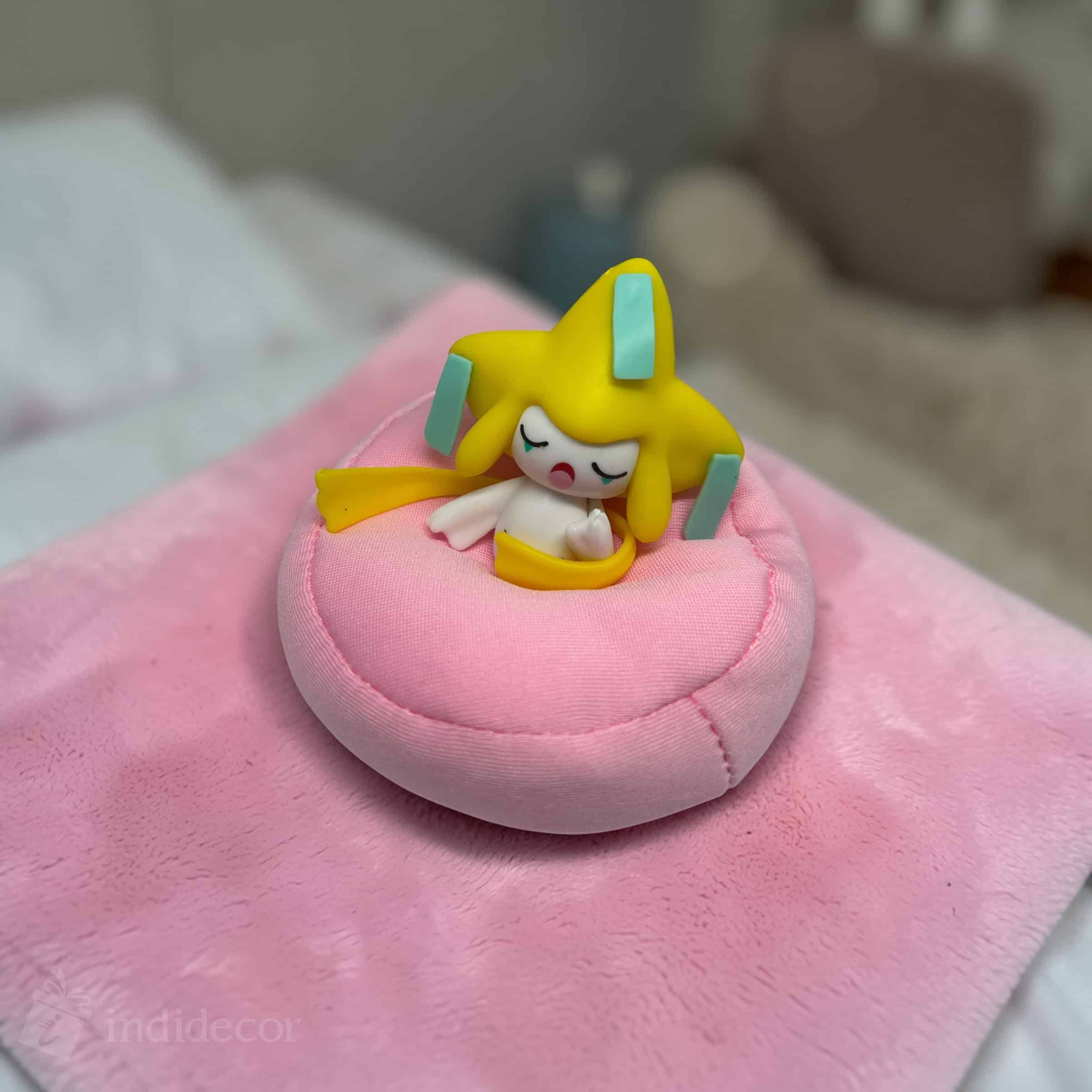 Cute Jirachi Mini Toy with Soft Cushion Base